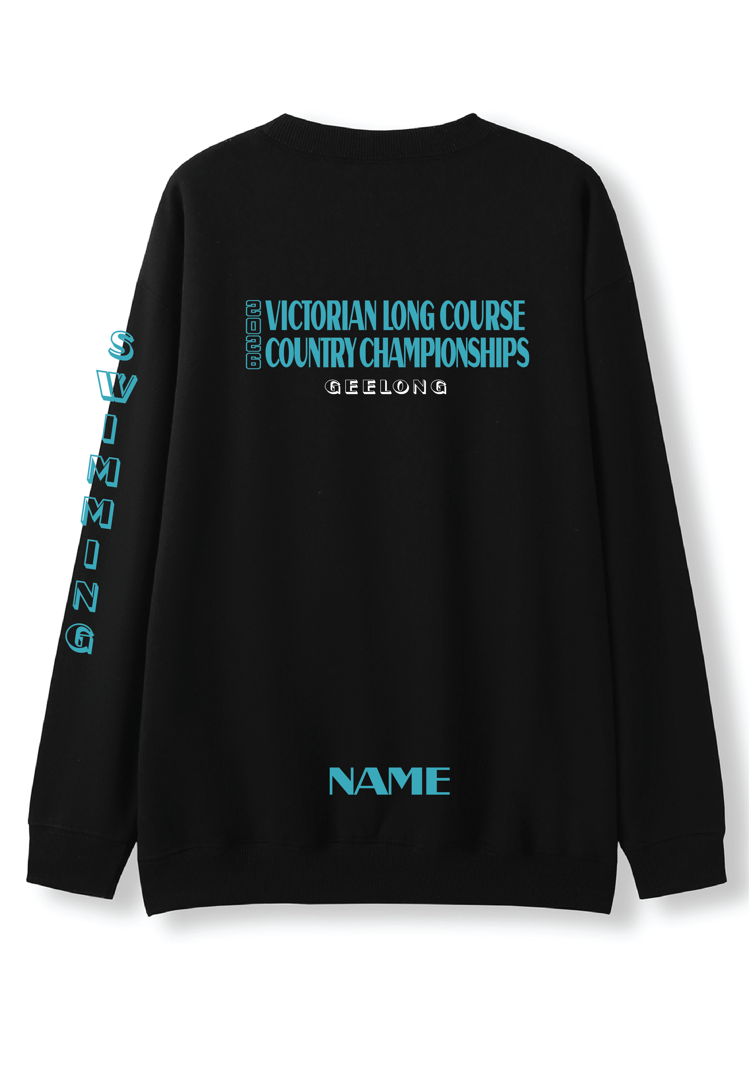 2026 VICTORIAN COUNTRY LONG COURSE CHAMPIONSHIP SWEAT TOP - BLACK