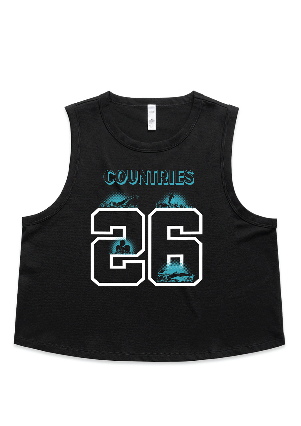 2026 VICTORIAN COUNTRY LONG COURSE CHAMPIONSHIP CROP TANK - BLACK