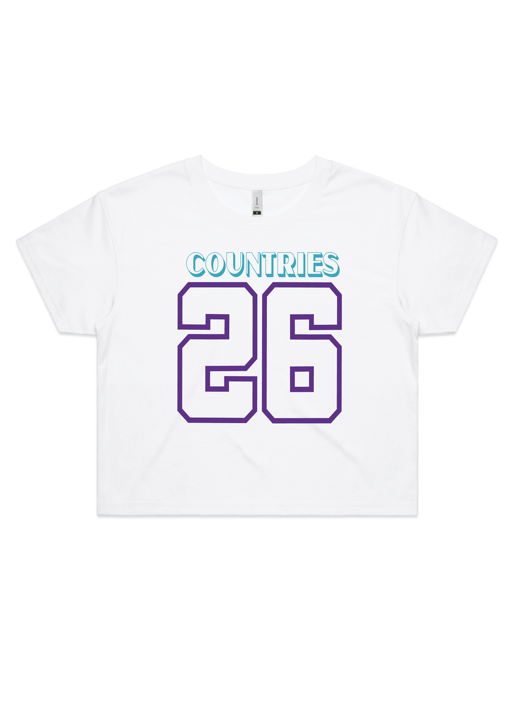 2026 VICTORIAN COUNTRY LONG COURSE CHAMPIONSHIP CROP SHORT SLEEVE TEE - WHITE