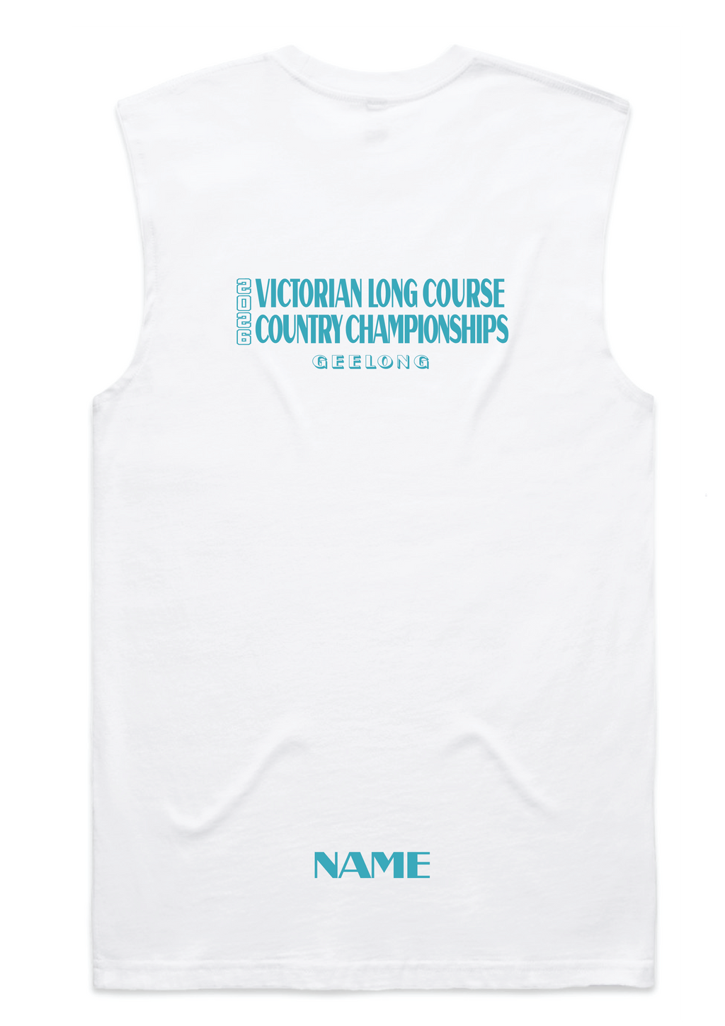 2026 VICTORIAN COUNTRY LONG COURSE CHAMPIONSHIP TANK - WHITE