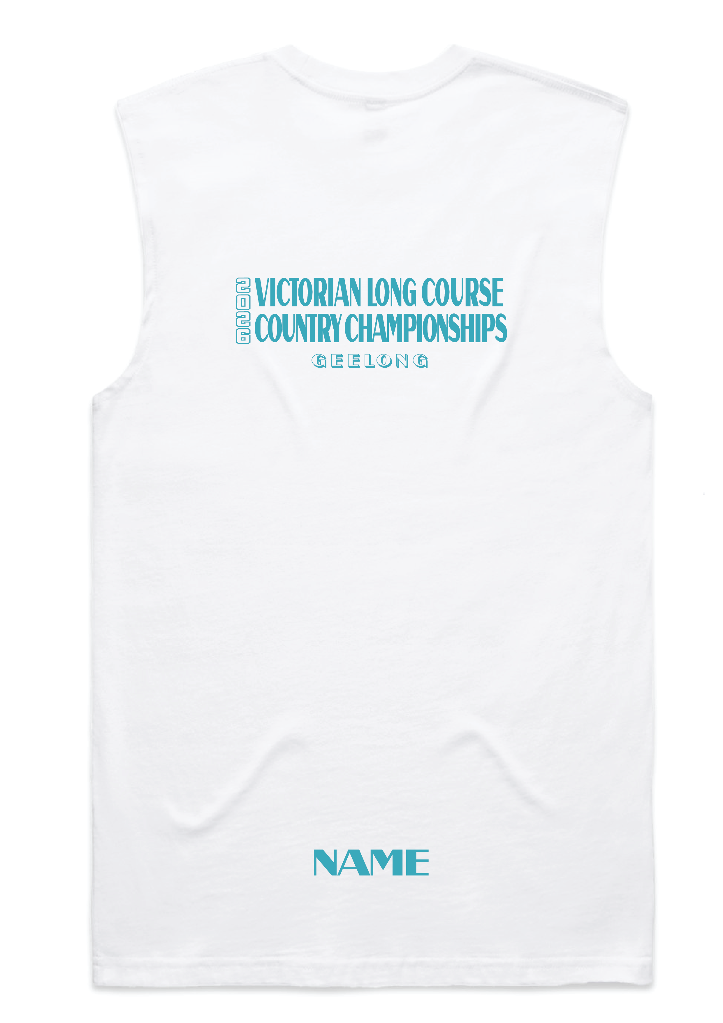 2026 VICTORIAN COUNTRY LONG COURSE CHAMPIONSHIP TANK - WHITE
