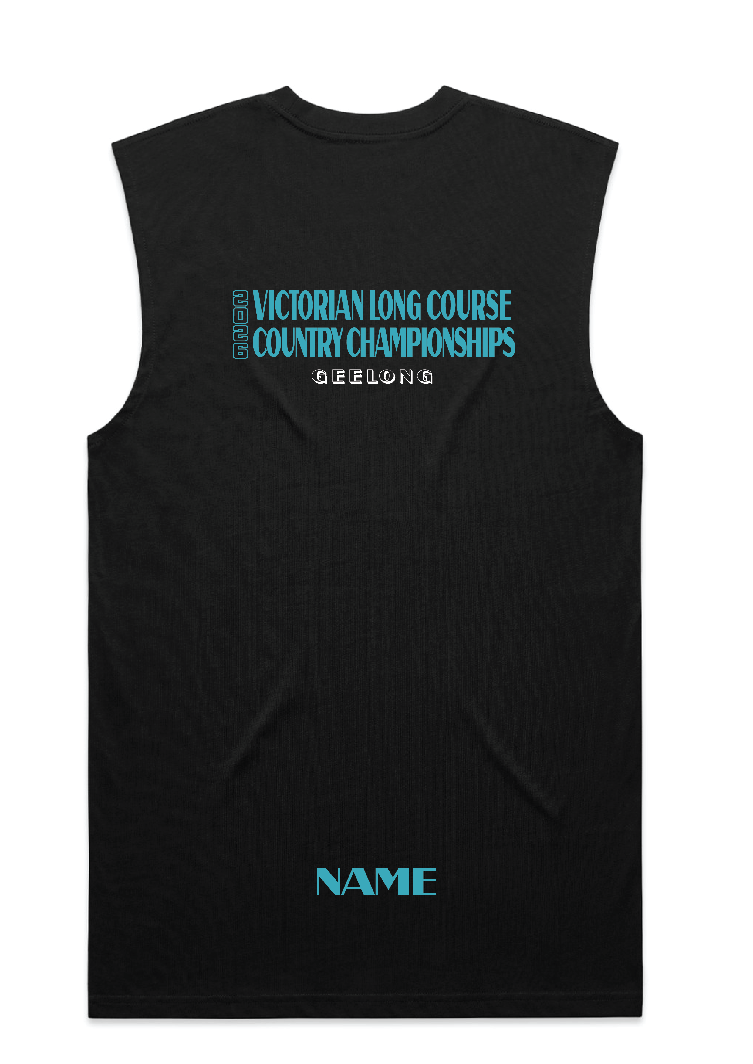 2026 VICTORIAN COUNTRY LONG COURSE CHAMPIONSHIP TANK - BLACK