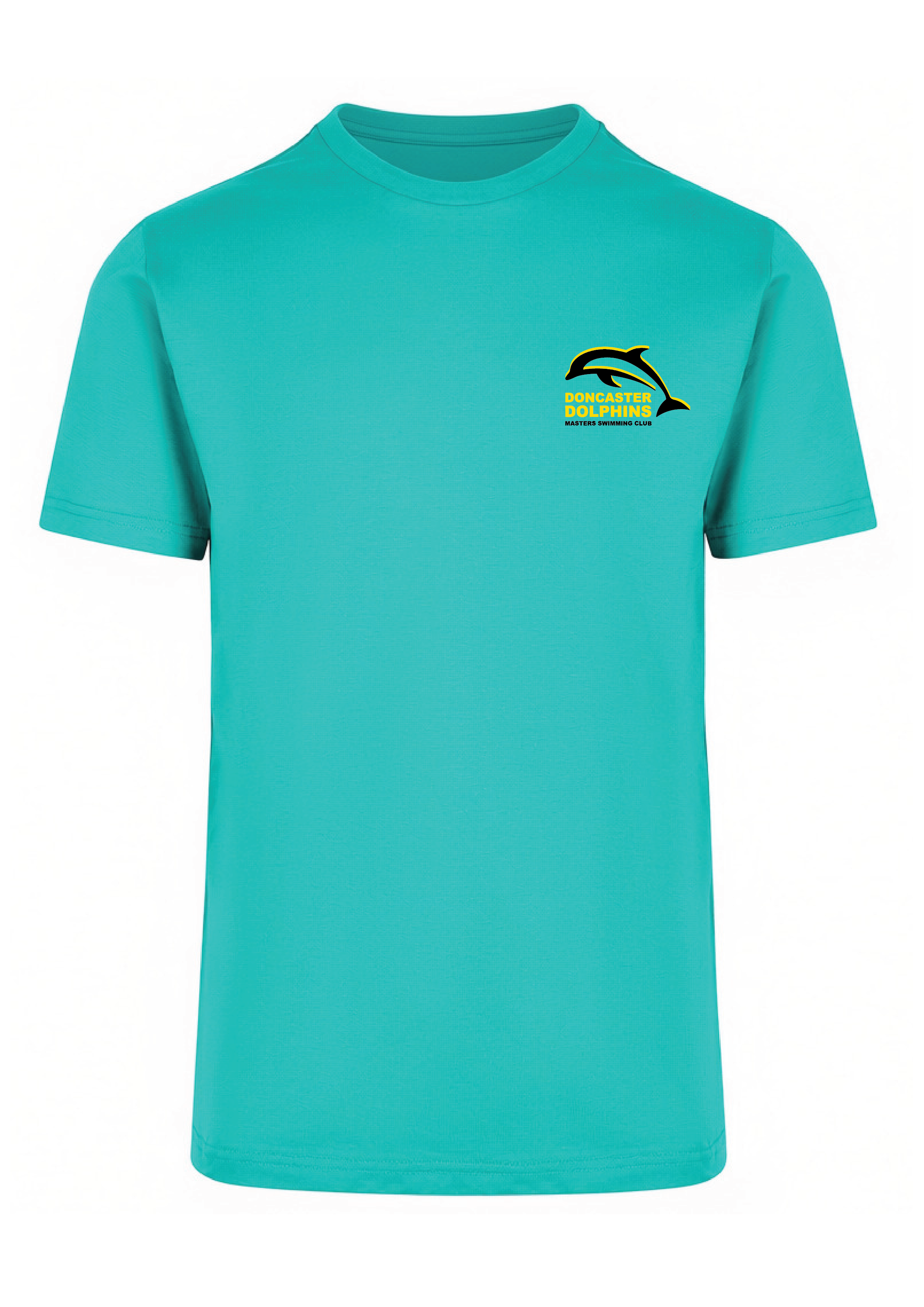 DONCASTER DOLPHINS SHORT SLEEVE TEAL TEE - UNISEX