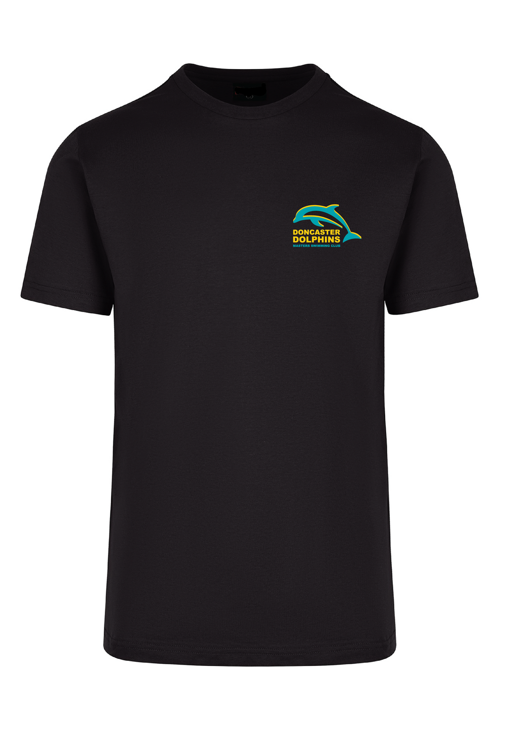 DONCASTER DOLPHINS SHORT SLEEVE BLACK TEE - WOMENS