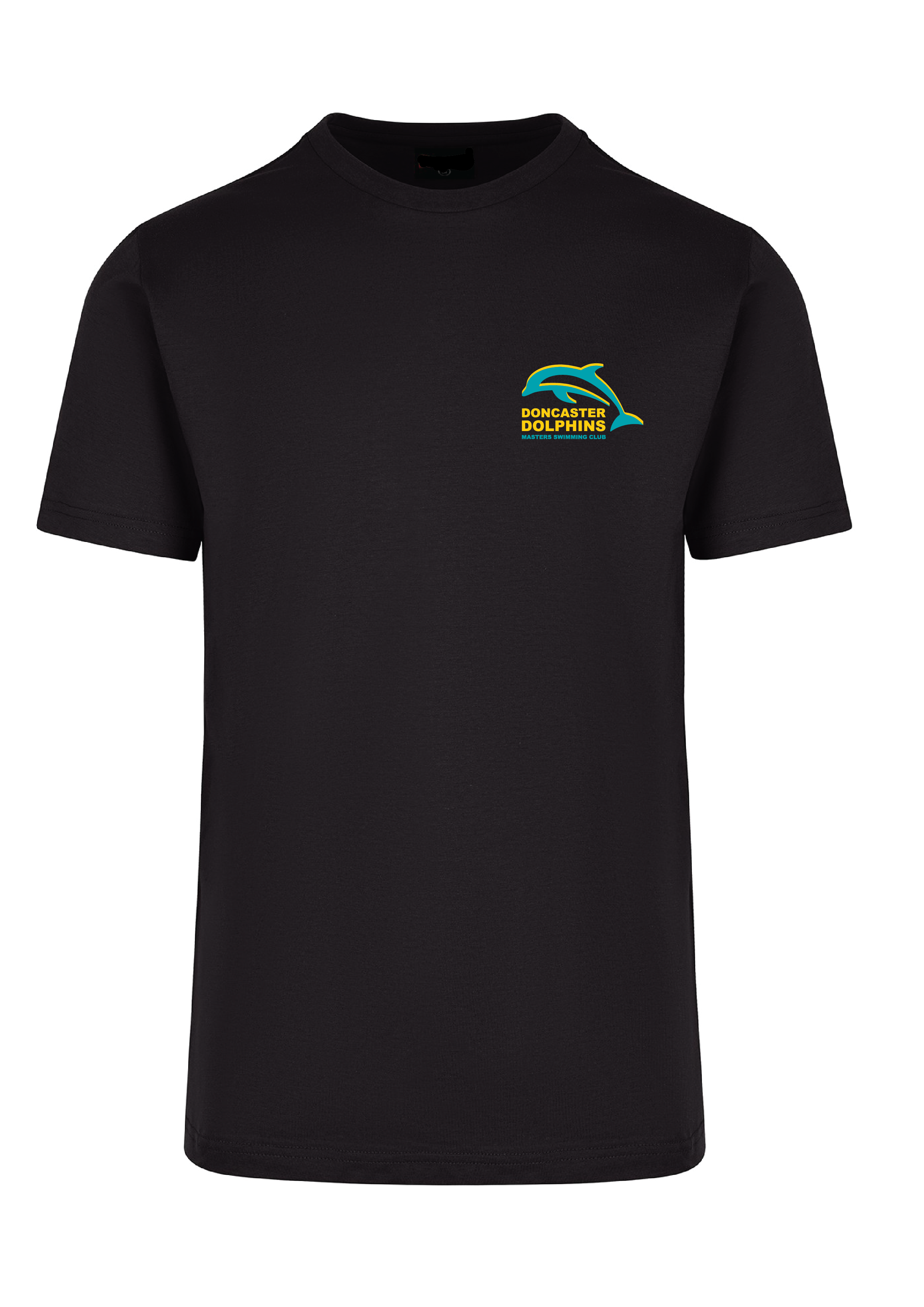 DONCASTER DOLPHINS SHORT SLEEVE BLACK TEE - WOMENS