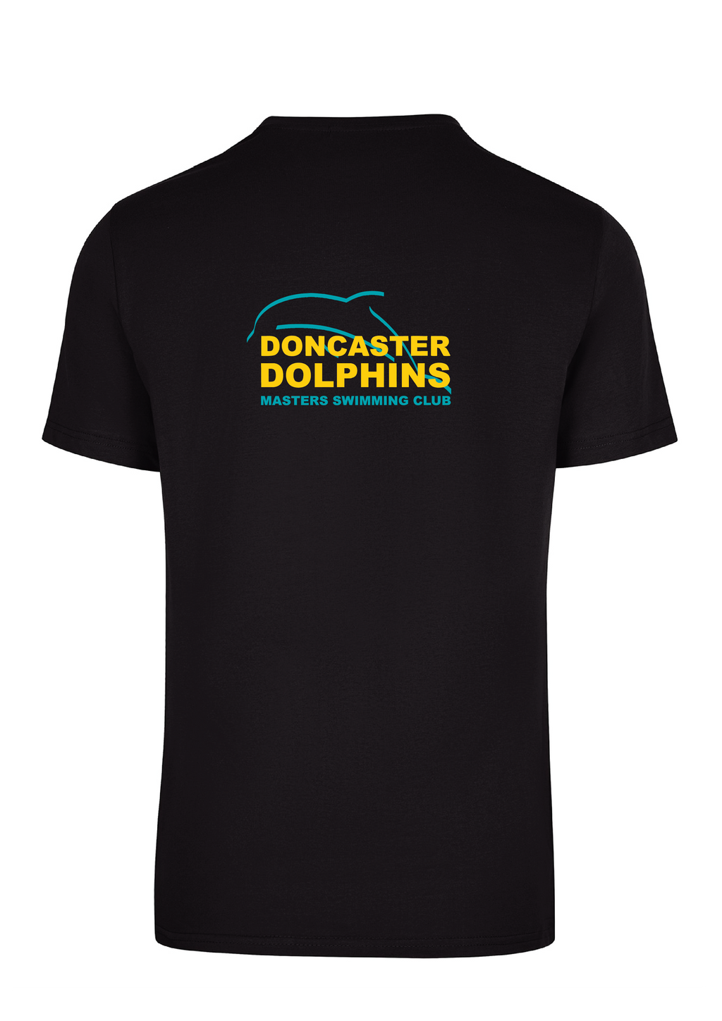 DONCASTER DOLPHINS SHORT SLEEVE BLACK TEE - WOMENS