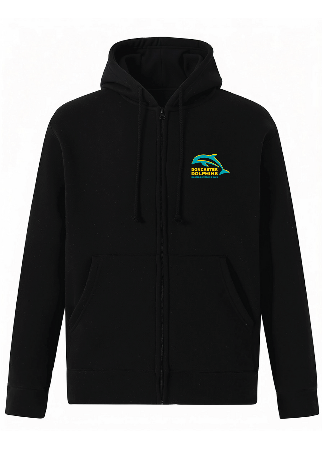 DONCASTER DOLPHINS ZIP THRU HOODIE - UNISEX