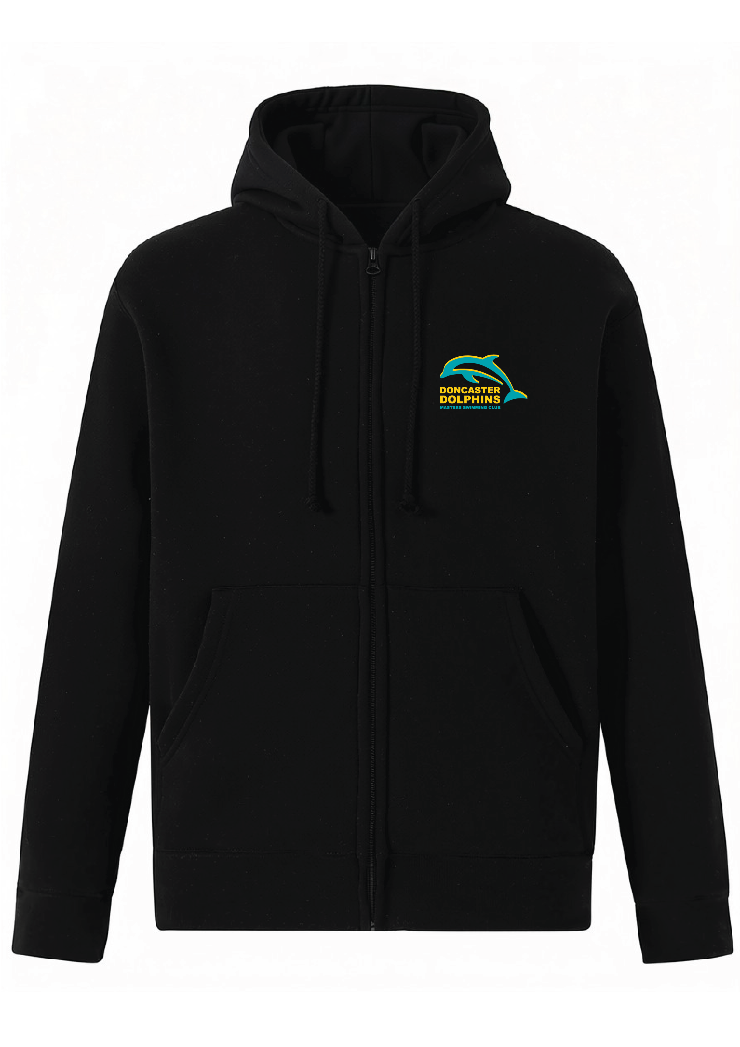 DONCASTER DOLPHINS ZIP THRU HOODIE - UNISEX