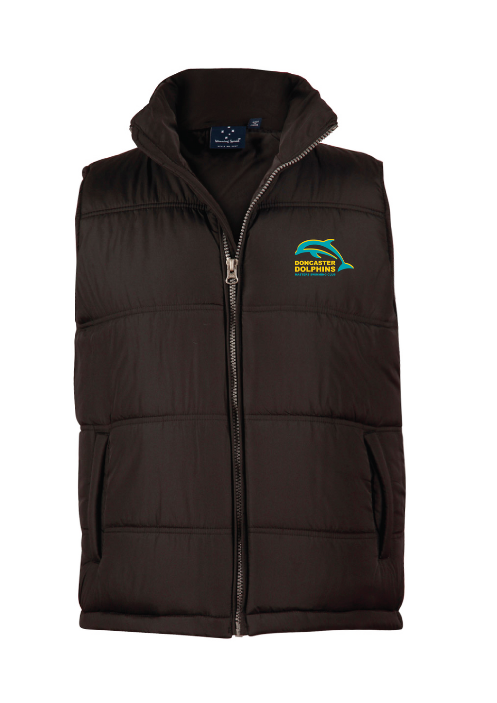 DONCASTER DOLPHINS PUFFA VEST - UNISEX