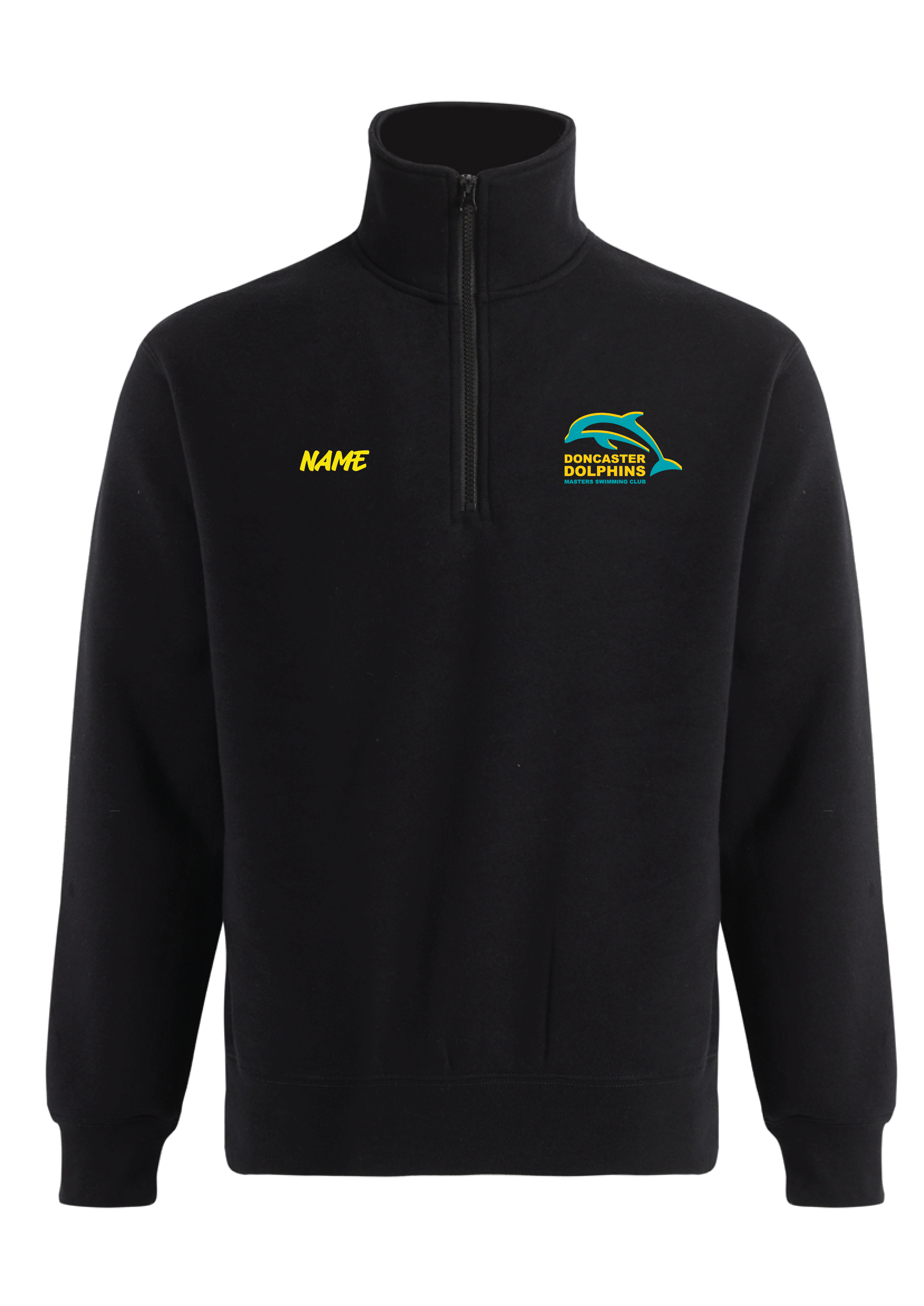DONCASTER DOLPHINS 1/4 ZIP SWEAT -UNISEX
