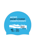 2023 Metro SC Championships Silicone Swim Cap - LIMITED STOCK