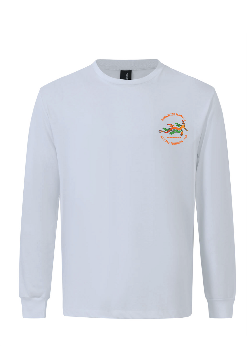 Mornington Peninsula Masters Swim Club Long Sleeve Tee - Unisex White
