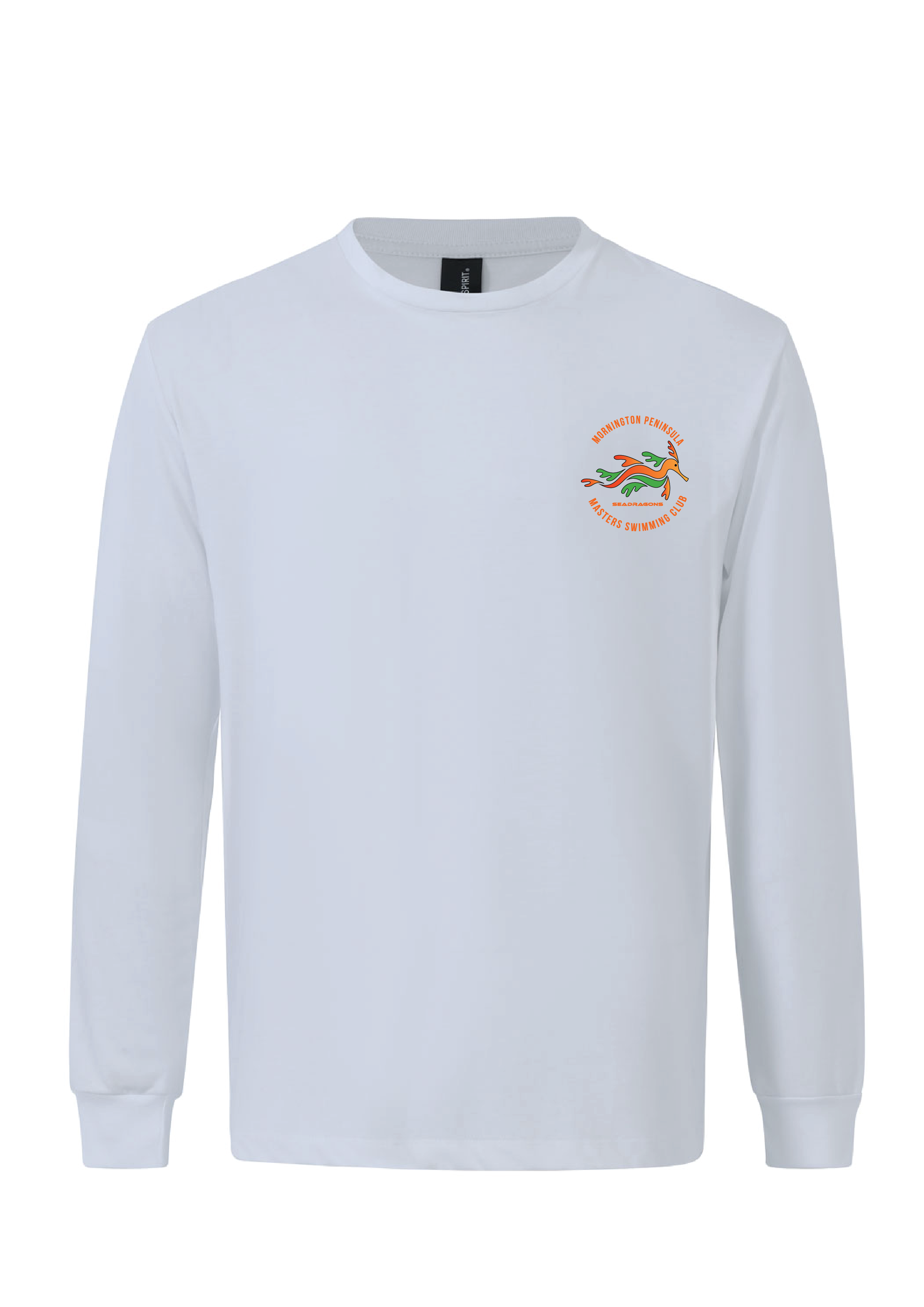 Mornington Peninsula Masters Swim Club Long Sleeve Tee - Unisex White