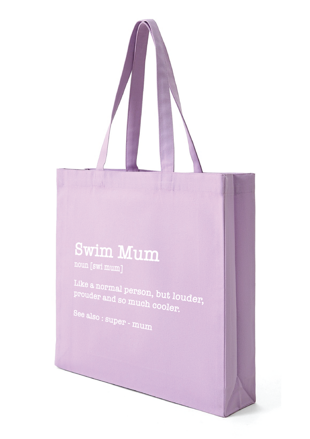 SWIM MUM - NOUN TOTE BAG - 8 COLOURS AVAILABLE