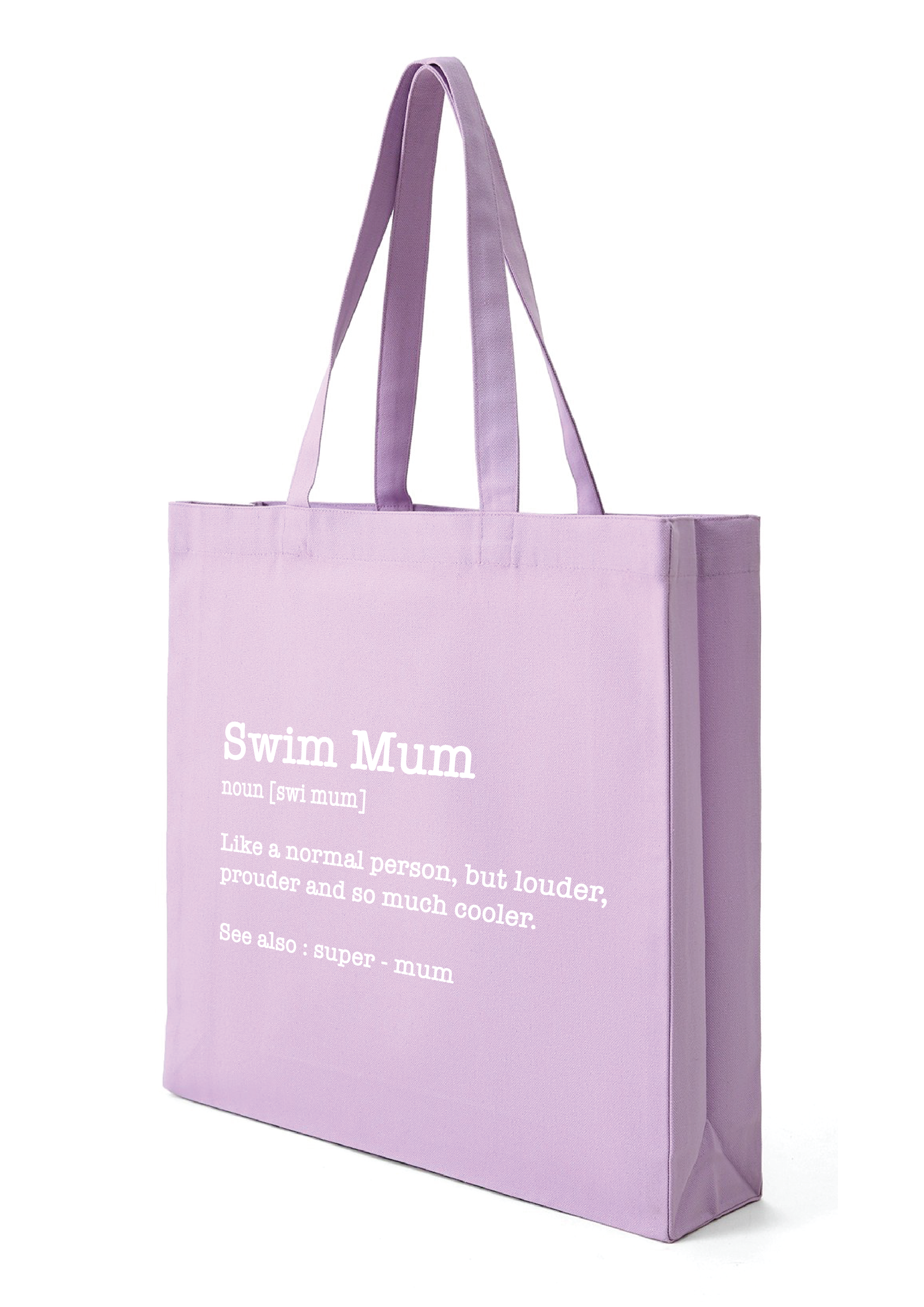 SWIM MUM - NOUN TOTE BAG - 8 COLOURS AVAILABLE