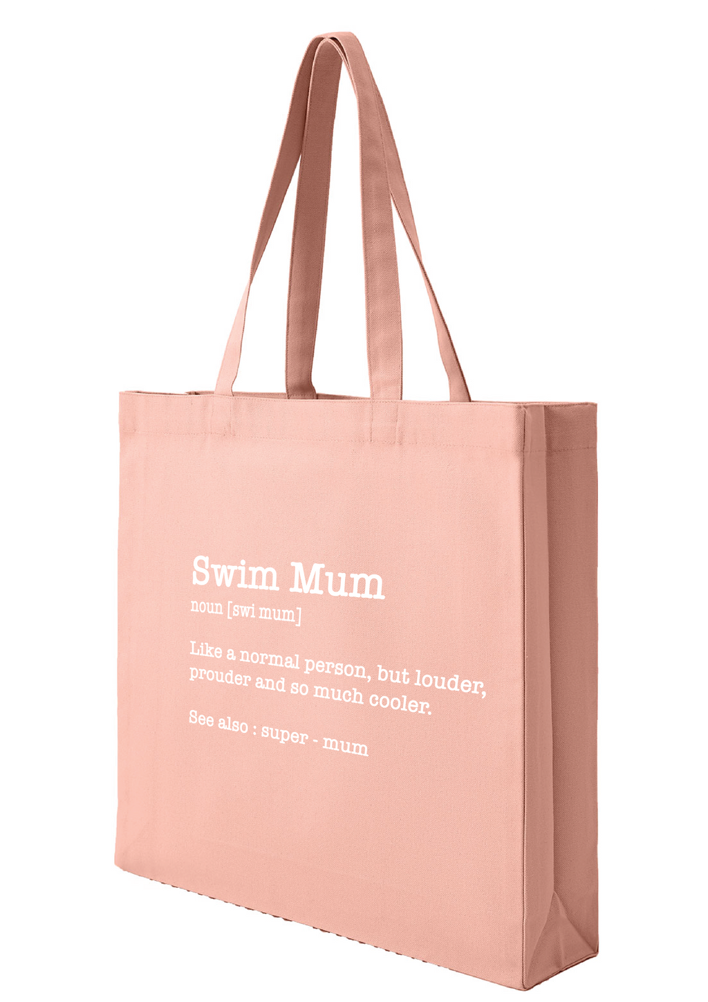 SWIM MUM - NOUN TOTE BAG - 8 COLOURS AVAILABLE