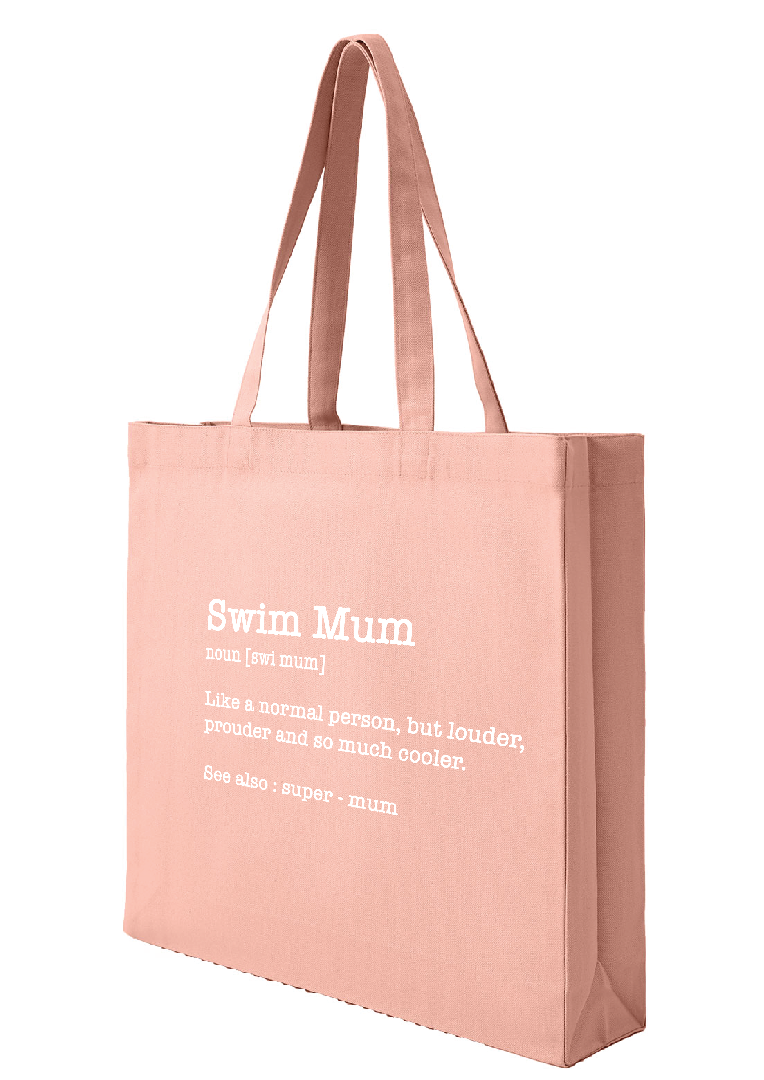 SWIM MUM - NOUN TOTE BAG - 8 COLOURS AVAILABLE