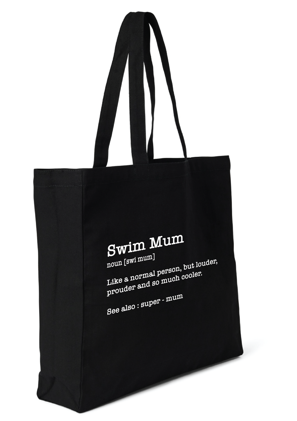 SWIM MUM - NOUN TOTE BAG - 8 COLOURS AVAILABLE