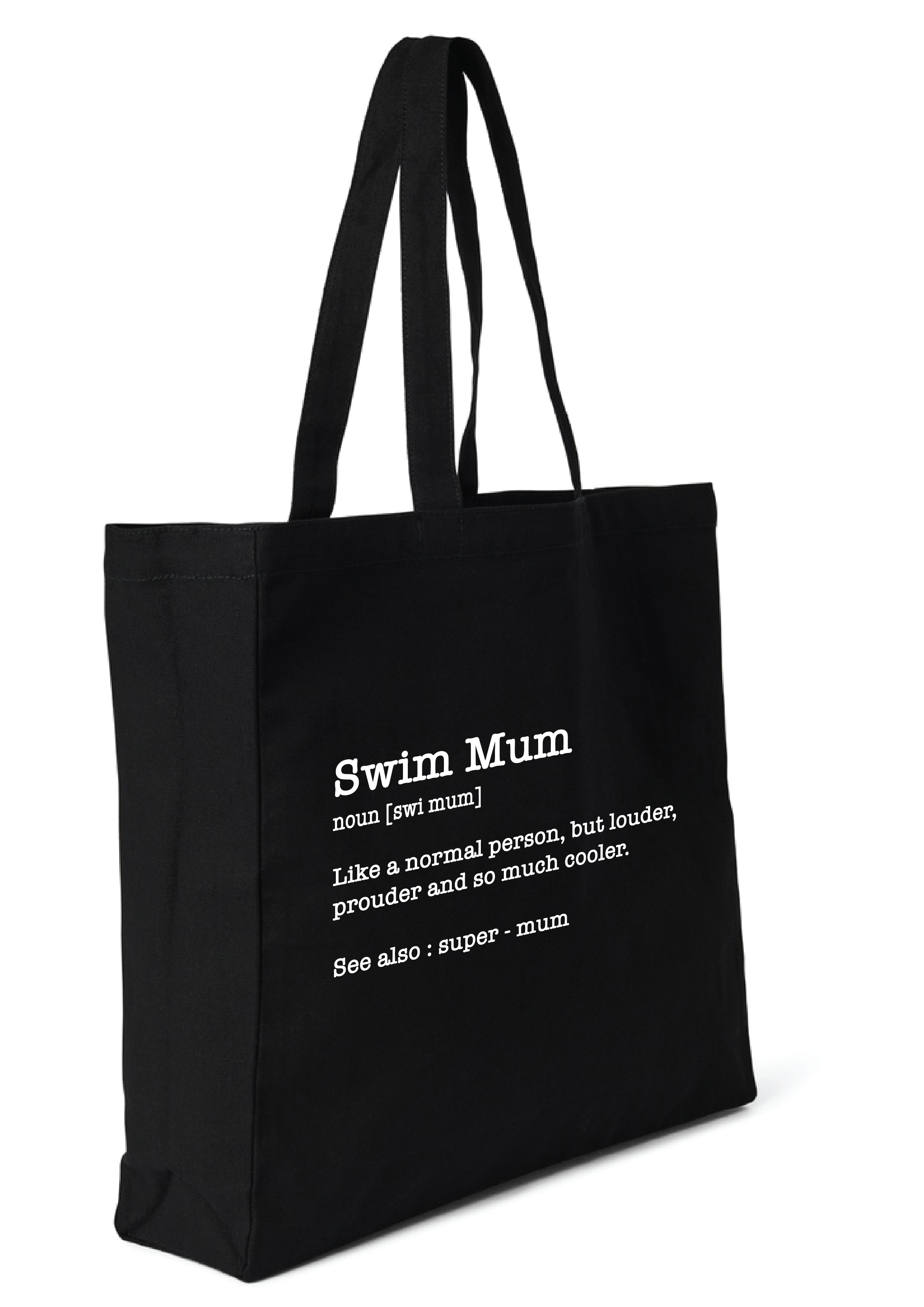 SWIM MUM - NOUN TOTE BAG - 8 COLOURS AVAILABLE