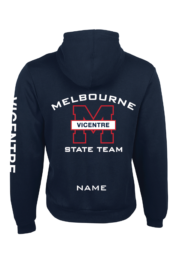 VICENTRE - State Team Zip Thru Hoodie Personalised