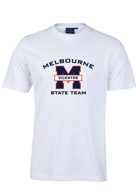 VICENTRE State Team White Tee - Personalised