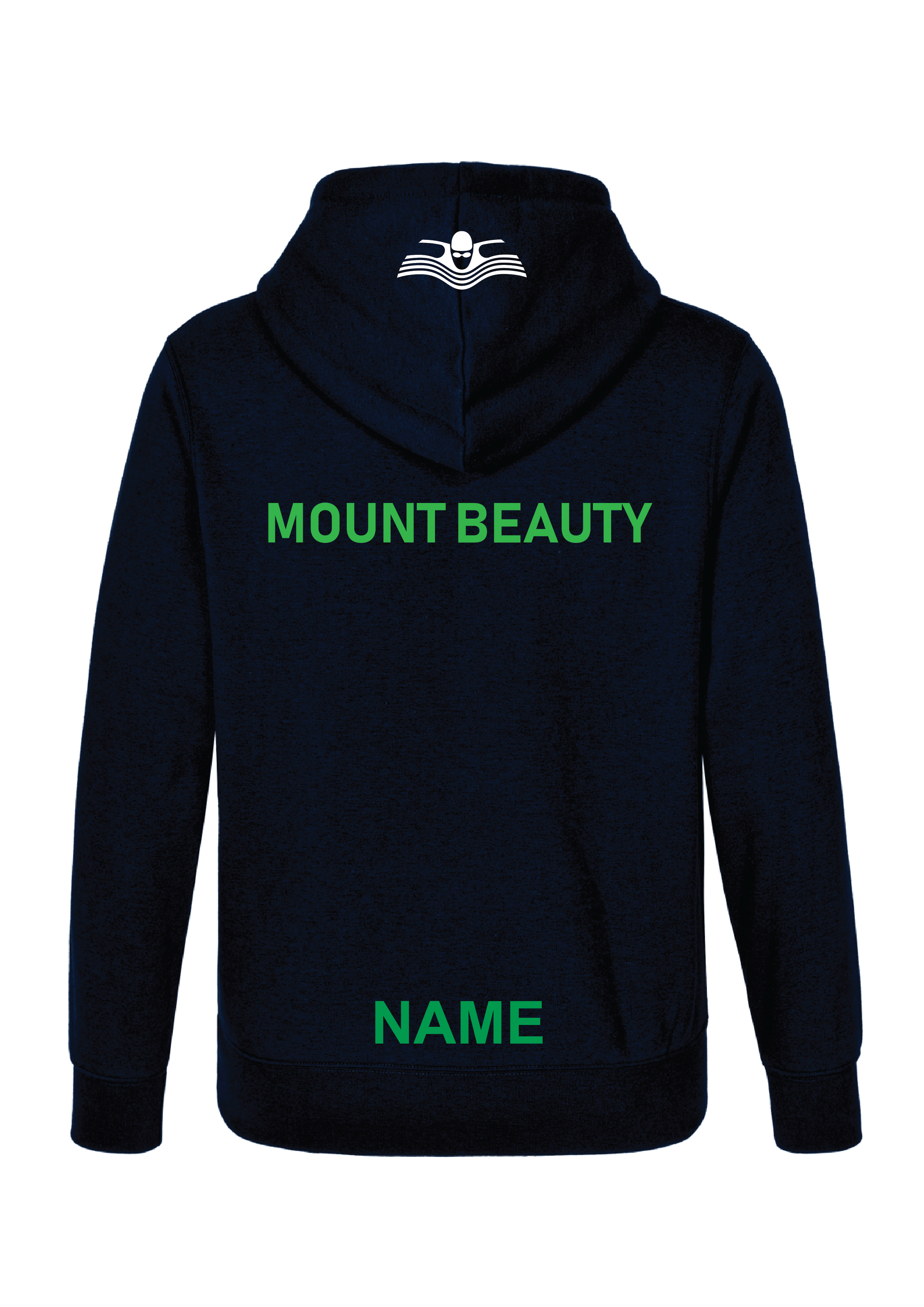 MOUNT BEAUTY SWIM CLUB  HOODIE -  NAVY