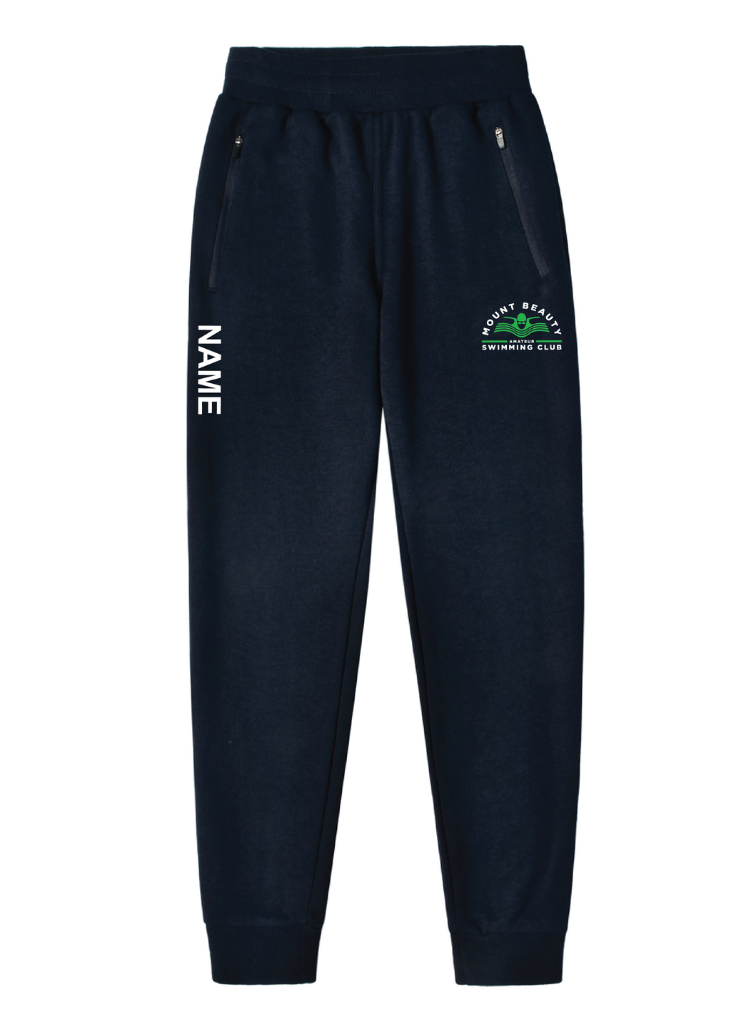 MOUNT BEAUTY SWIM CLUB TRACKPANT ZIP POCKETS - NAVY