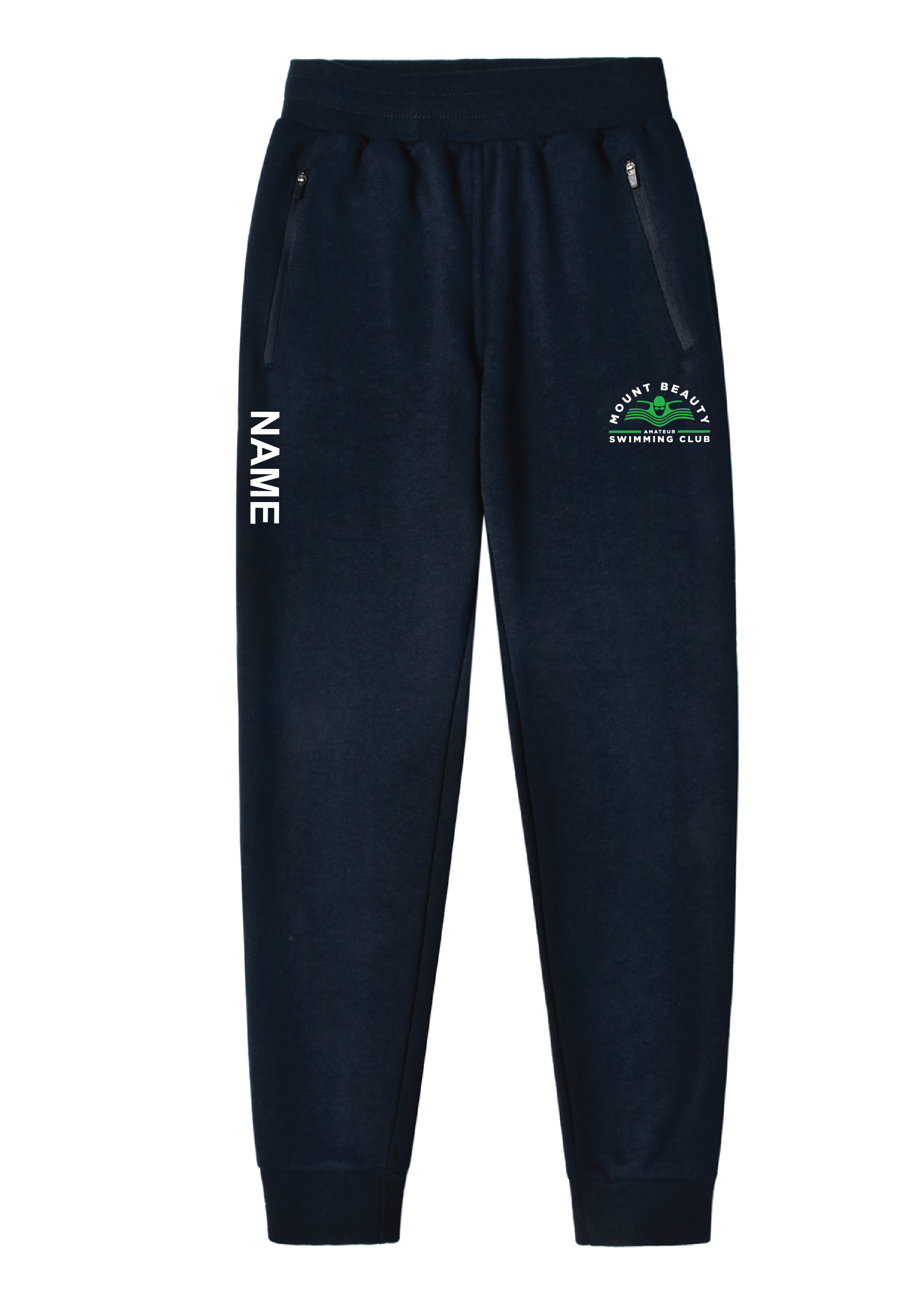 MOUNT BEAUTY SWIM CLUB TRACKPANT ZIP POCKETS - NAVY