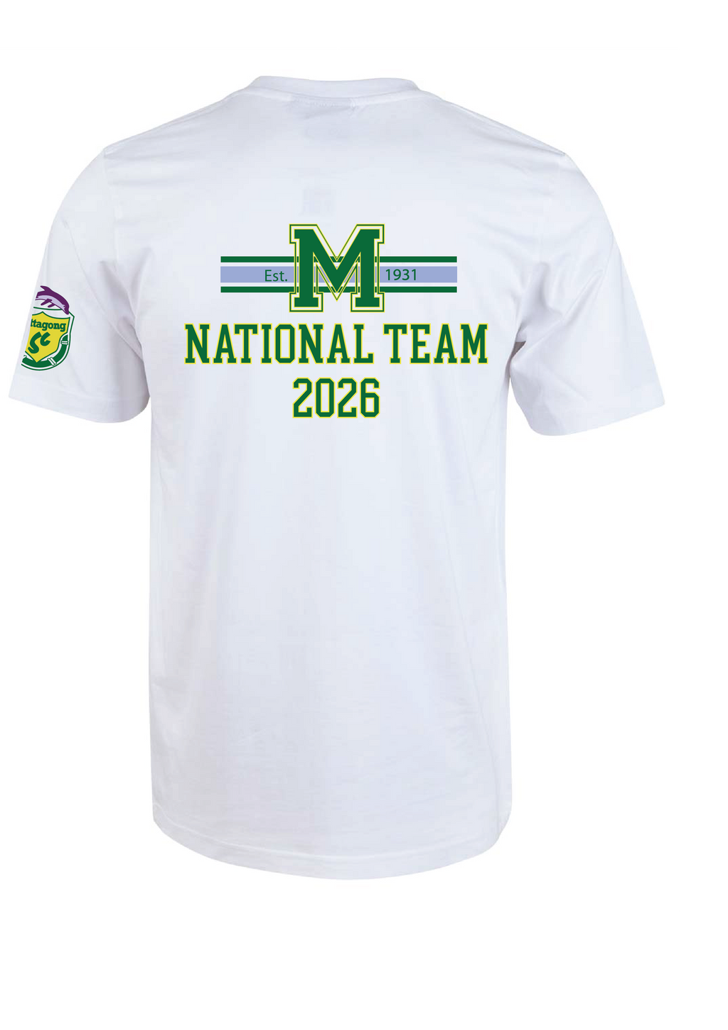 2026 MITTAGONG NATIONAL TEAM TEE - WHITE