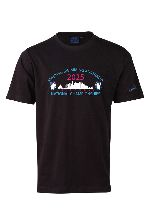 2025 NATIONAL MASTERS CHAMPIONSHIP TEE -UNISEX BLACK
