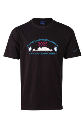 2025 NATIONAL MASTERS CHAMPIONSHIP TEE -UNISEX BLACK