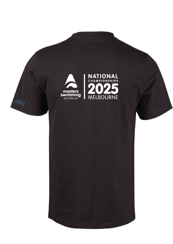 2025 NATIONAL MASTERS CHAMPIONSHIP TEE -UNISEX BLACK