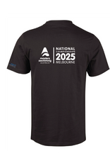 2025 NATIONAL MASTERS CHAMPIONSHIP TEE -UNISEX BLACK