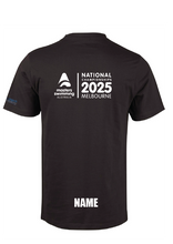 2025 NATIONAL MASTERS CHAMPIONSHIP TEE -UNISEX BLACK