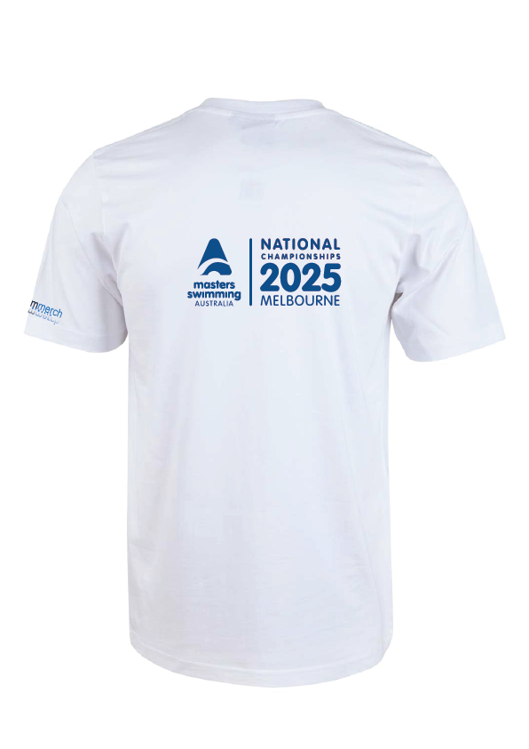 2025 NATIONAL MASTERS CHAMPIONSHIP TEE -UNISEX WHITE