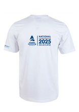 2025 NATIONAL MASTERS CHAMPIONSHIP TEE -UNISEX WHITE