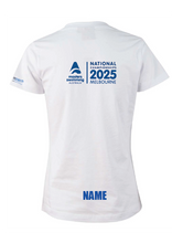 2025 National Masters Championship short sleeve tee - Women's White