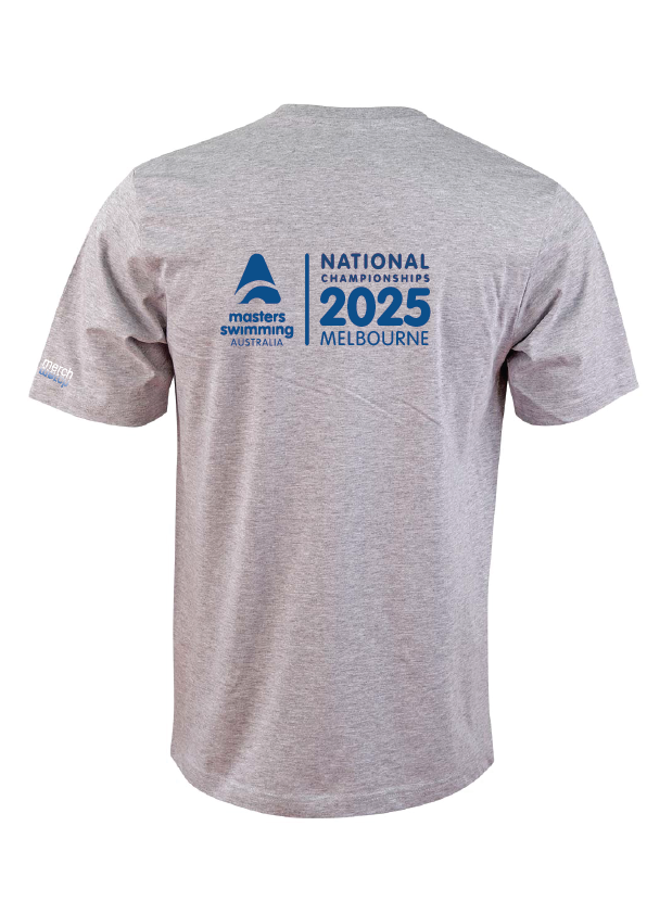 2025 NATIONAL MASTERS CHAMPIONSHIP TEE -UNISEX GREY MARLE
