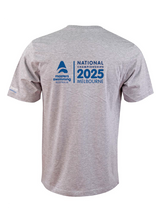 2025 NATIONAL MASTERS CHAMPIONSHIP TEE -UNISEX GREY MARLE