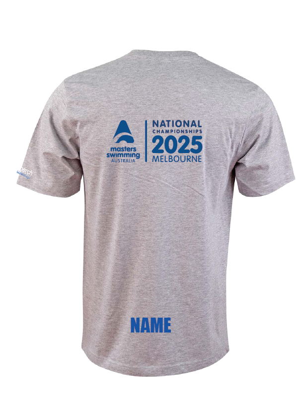 2025 NATIONAL MASTERS CHAMPIONSHIP TEE -UNISEX GREY MARLE