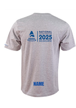 2025 NATIONAL MASTERS CHAMPIONSHIP TEE -UNISEX GREY MARLE