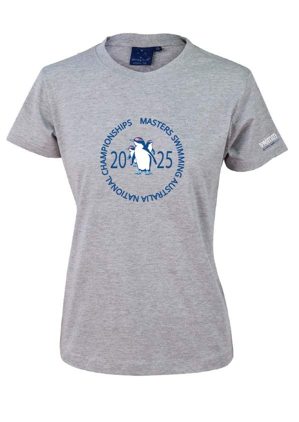 2025 National Masters Championship short sleeve tee - Women's Grey Marle