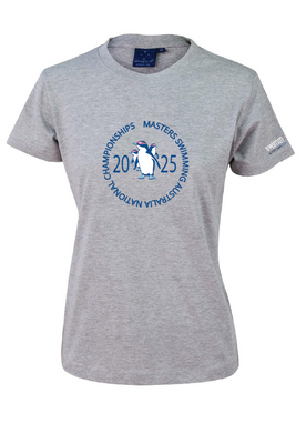 2025 National Masters Championship short sleeve tee - Women's Grey Marle