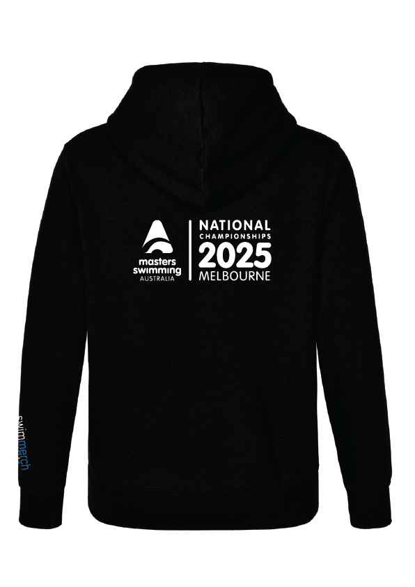 2025 NATIONAL MASTERS CHAMPIONSHIP ZIP THRU HOODIE- UNISEX BLACK