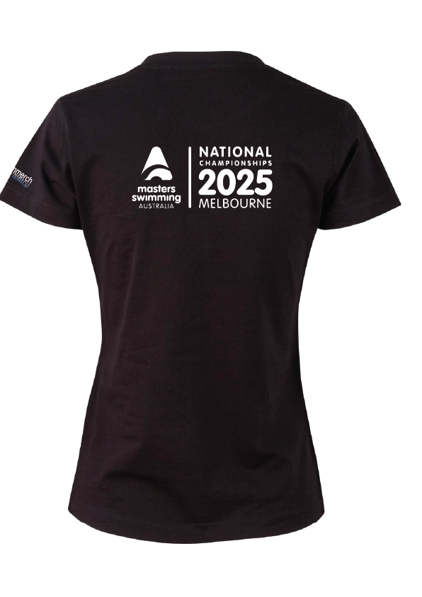 2025 National Masters Championship short sleeve tee - Women's Black
