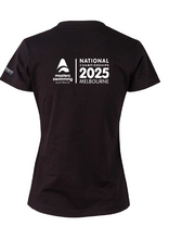 2025 National Masters Championship short sleeve tee - Women's Black