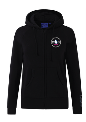 2025 NATIONAL MASTERS CHAMPIONSHIP ZIP THRU HOODIE- WOMENS BLACK