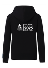 2025 NATIONAL MASTERS CHAMPIONSHIP ZIP THRU HOODIE- WOMENS BLACK