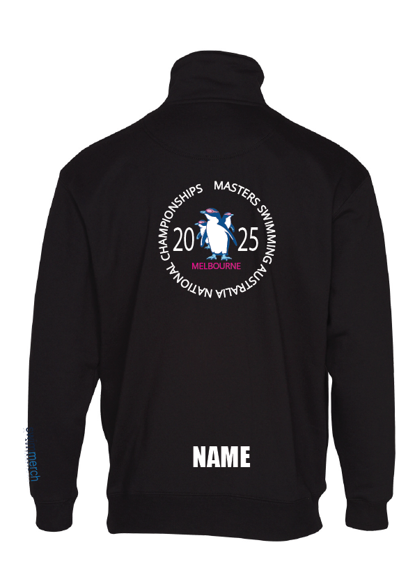 2025 NATIONAL MASTERS CHAMPIONSHIP 1/4 ZIP SWEAT - UNISEX BLACK