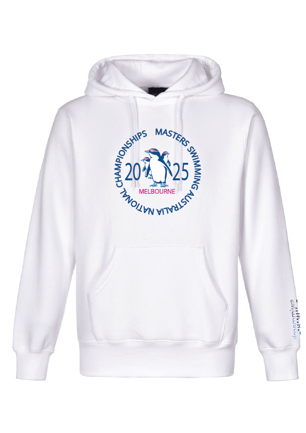 2025 NATIONAL MASTERS CHAMPIONSHIP HOODIE - UNISEX WHITE